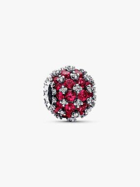 PandoraSparkling Pav�� Round Pink Charm